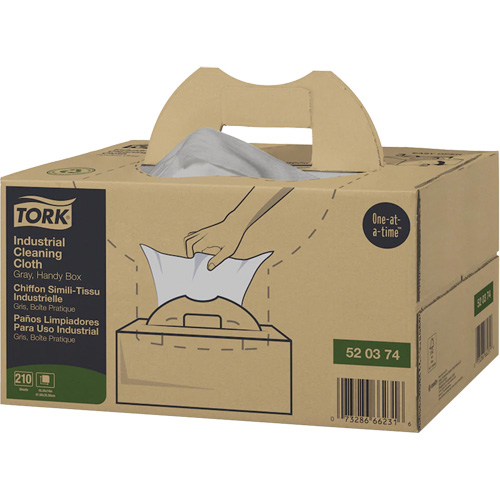 Tork 14101039 Chiffon de nettoyage industriel, Tout usage, 16-3/8" lo x 14" la