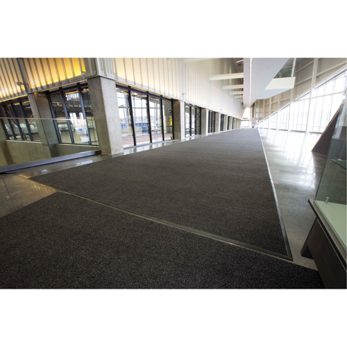 Edgewood Matting EVR202000 Everest Indoor/Outdoor Matting, Wiper/Scraper, 6-1/2' x 75-1/2' x 1/2", Charcoal