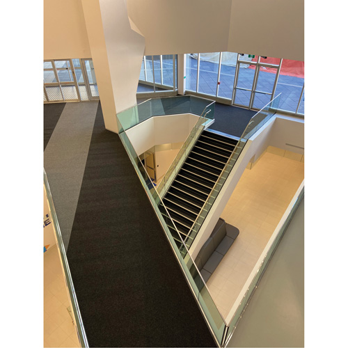 Edgewood Matting EVR202000 Everest Indoor/Outdoor Matting, Wiper/Scraper, 6-1/2' x 75-1/2' x 1/2", Charcoal