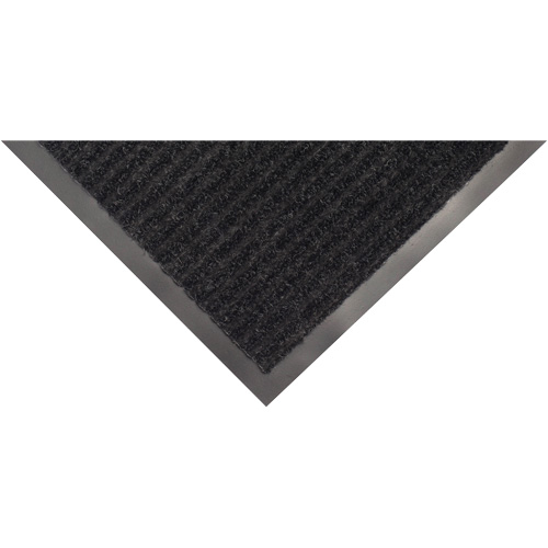 Edgewood Matting TWR200410 Twin Rib Matting, Wiper/Scraper, 4' x 10' x 1/4", Charcoal