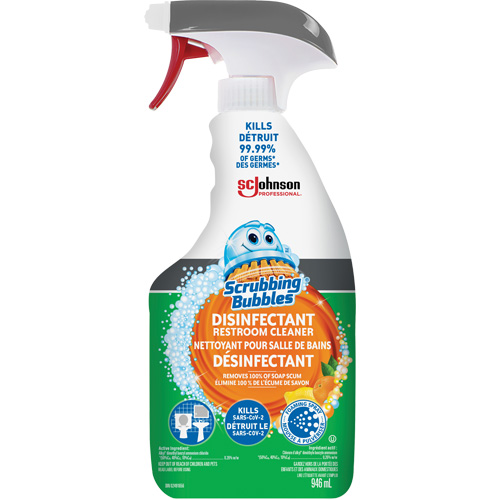 SC Johnson Professional 10062913001366 Scrubbing Bubbles&reg; Disinfecting Restroom Cleaner, 32 oz., Trigger Bottle