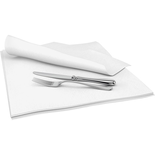 Cascades N694 DRC Flat Dinner Napkins, 1 Ply, 14" x 14"