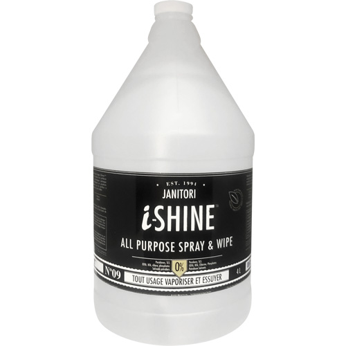 ERE Inc. 675659451048 Janitori All-Purpose i-Shine Spray & Wipe, 4 L, Jug