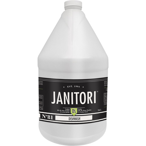 ERE Inc. 675659800044 Janitori 81 Dishwash Cleaner, Liquid, 4 L