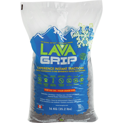 LAVAGRIP 5401 LavaGrip Traction-Aid, Container Size 35.3 lbs. (16 kg), Bag