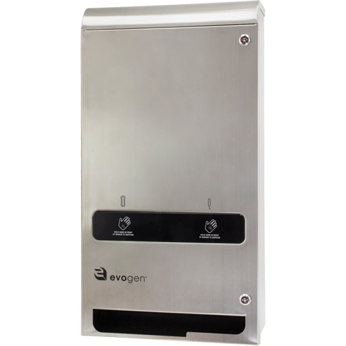 Hospeco EVNT3-SS EvoGen&reg; EVNT3 No-Touch Dual Pad & Tampon Dispenser