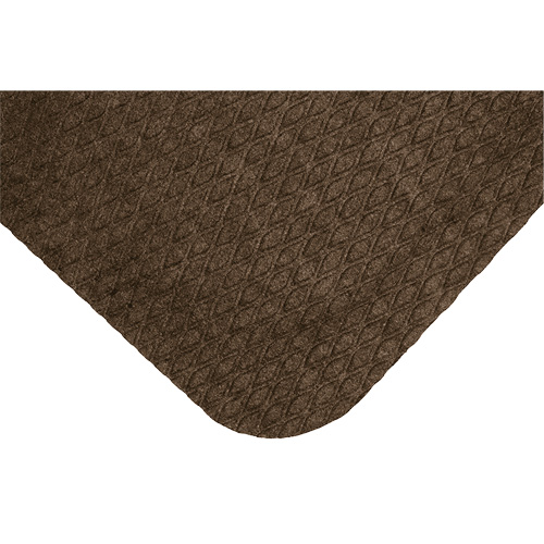M+A Matting 44221312100 Hog Heaven Fashion Mat, Diamond, 3' x 12' x 7/8", Brown, Nitrile