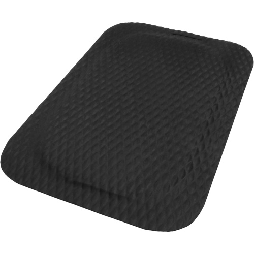 M+A Matting 6421023100 Tapis Hog Heaven, Losange, 2' x 3' x 5/8", Noir, Nitrile