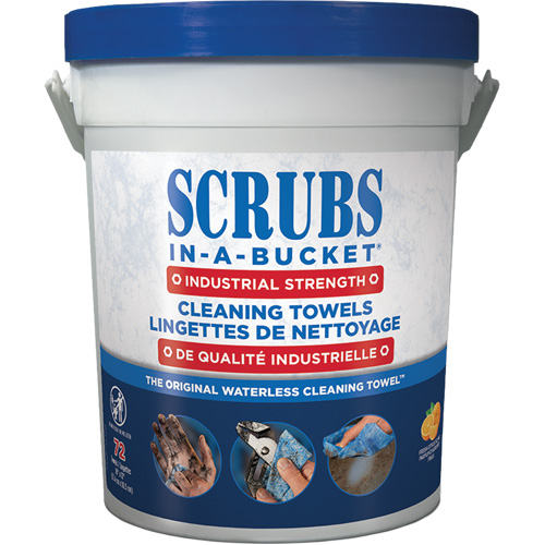 SCRUBS C42272 Hand Cleaner Towels, 72 Wipes, 12" x 10"