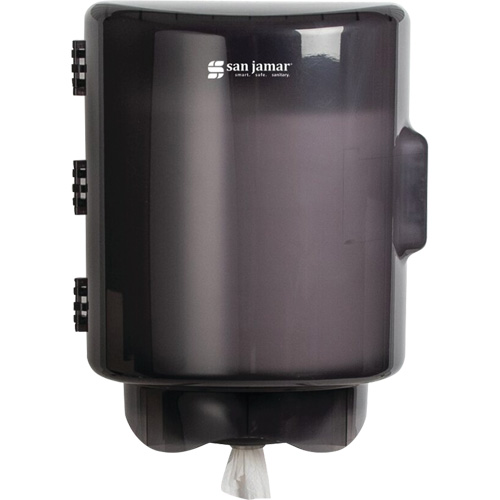 San Jamar DH420 Distributeur pour essuie-mains, D&eacute;vidoir central, 10,75" la x 10,25" p x 13,25" h