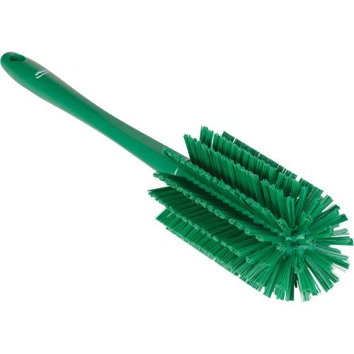 Vikan 5382802 Brosse moyenne avec manche, Soies Ferme, Longueur de 17", Vert