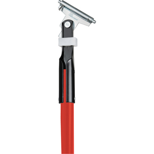 M2 Professional DF-CL60F-RD Manche rouge pour vadrouille &agrave; &eacute;pousseter Clipper, Fibre de verre, 1" dia, 60" lo