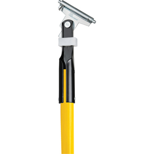 M2 Professional DF-CL60F-YE Yellow Clipper Dust Mop Handle, Fibreglass, 1" Diameter, 60" Length