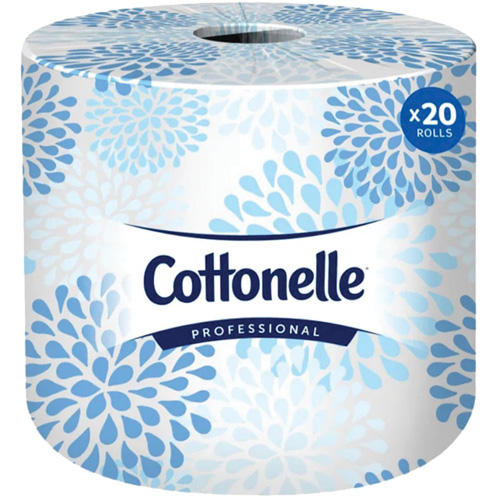 Kimberly-Clark 13135-03 Papier hygi&eacute;nique professionnel Cottonelle, 2 Pli, 451 Feuilles/Rouleu, Blanc