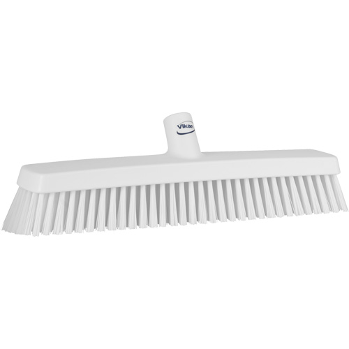 Vikan 31755 T&ecirc;te de balai-brosse, Crins Fin/Ferme, 16-1/2", Polyester/Polypropyl&egrave;ne, Blanc