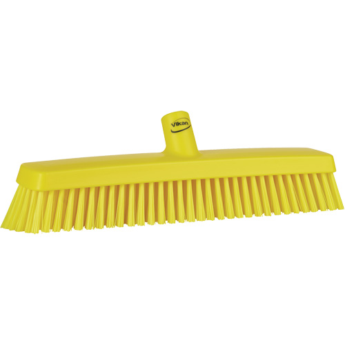 Vikan 31756 T&ecirc;te de balai-brosse, Crins Fin/Ferme, 16-1/2", Polyester/Polypropyl&egrave;ne, Jaune