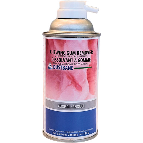 Dustbane 50163 Nettoyant pour gomme &agrave; m&acirc;cher, 198 g, Canette a&eacute;rosol