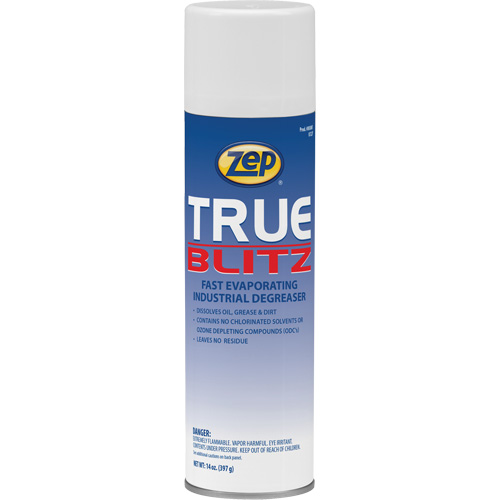 Zep 3811 True Blitz Fast-Evaporating Industrial Degreaser, 14 oz., Aerosol Can