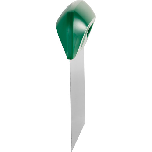 Vikan 40572 Flexible Stainless Steel Dough Cutter/Scraper, Green, 4-1/2" W x 5-3/4" L