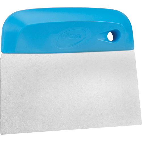 Vikan 40573 Coupe-p&acirc;te flexible en acier inoxydable, Bleu, 4-1/2" la x 5-3/4" lo
