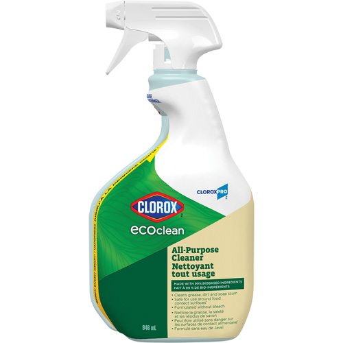 Clorox 55937 CloroxPro Clorox EcoClean All-Purpose Cleaner, 946 ml, Trigger Bottle