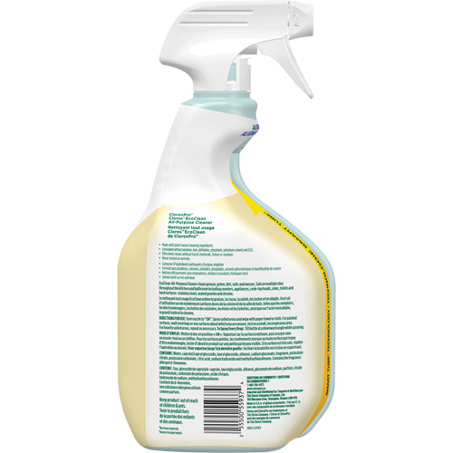 Clorox 55937 CloroxPro Clorox EcoClean All-Purpose Cleaner, 946 ml, Trigger Bottle