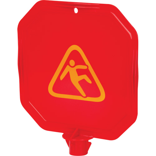  JQ489 Wet Floor Safety Cone Topper, Pictogram