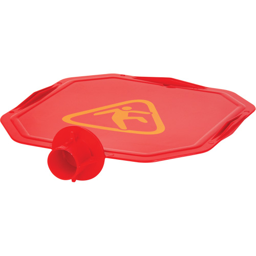  JQ489 Wet Floor Safety Cone Topper, Pictogram