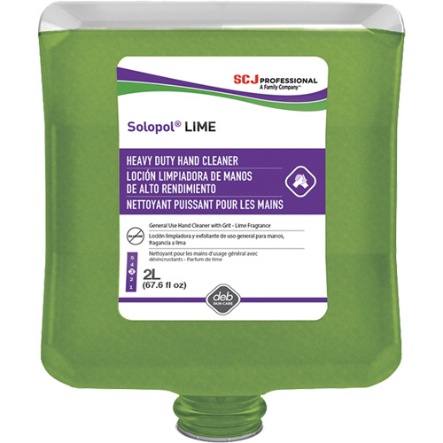 SC Johnson Professional LIM2LT Savon de puissance moyenne pour les mains Solopol, Pierre ponce, 2 L, Cartouche en plastique, Lime