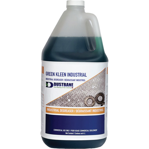 Dustbane 51284 D&eacute;graissant industriel & nettoyant de r&eacute;sidu de refroidissant Green Kleen, 4 L, Cruche