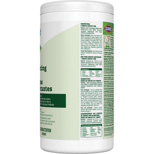 Clorox 55949 EcoClean Disinfecting Wipes, 75 Count