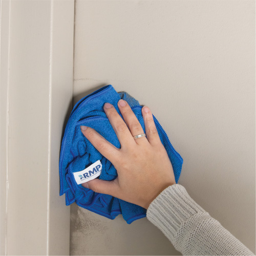 RMP Maintenance Products JQ715 Dusting and Cleaning Cloth, Microfibre, Blue
