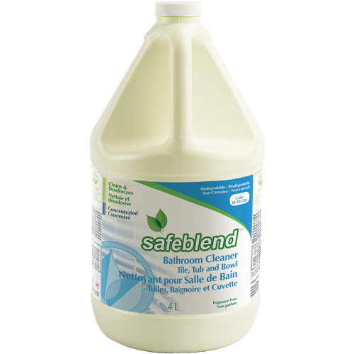 Safeblend BUXXG04-4X4L Concentrated Bathroom Cleaner for Tile, Tub & Bowl, 4 L, Jug
