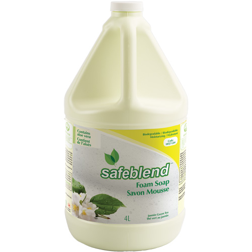Safeblend HFJTG04-4X4L Jasmine Green Tea Soap, Foam, 4 L, Scented