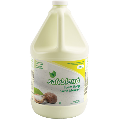 Safeblend HFSHG04-4X4L Savon de beurre de karit&eacute;, Mousse, 4 L, Parfum&eacute;
