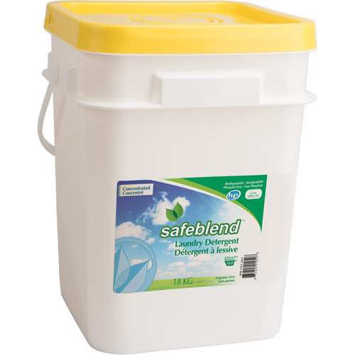 Safeblend LPXX1YS-18KG Lessive en poudre Ultra sans parfum, Seau