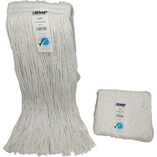 Produits d’entretien RMP JQ787 T&ecirc;te de vadrouille &eacute;troite &agrave; 4 plis, Rayonne, 24 oz, Style Coup&eacute;