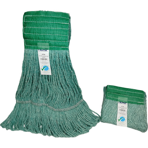 Produits d’entretien RMP JQ794 T&ecirc;te de vadrouille &agrave; bande large, Antimicrobien/Finition de plancher/Sp&eacute;cialis&eacute;, Coton/Rayonne/Synth&eacute;tique, Style Boucle