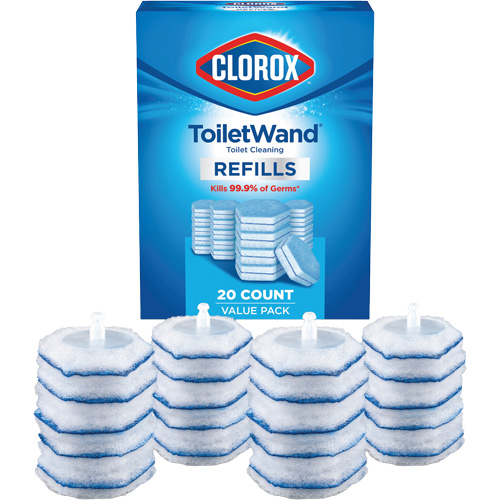 Clorox 10055500559920 Disinfecting ToiletWand Disposable Cleaner 3-in-1 Starter Kit