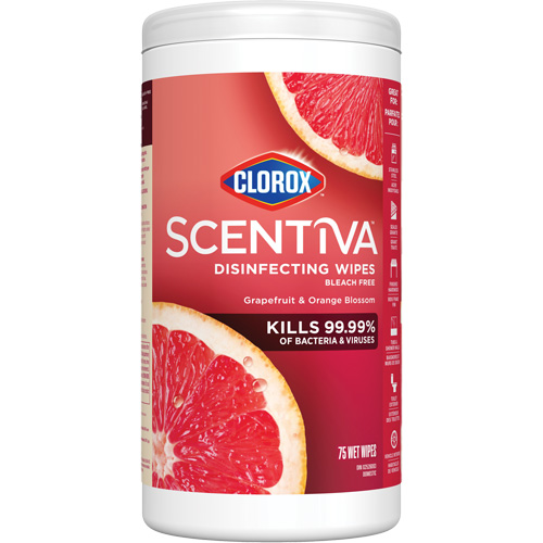 Clorox 10055500559876 Lingettes d&eacute;sinfectantes, 75 lingettes