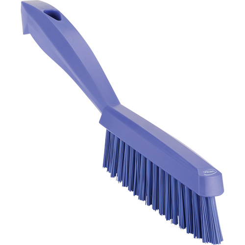 Vikan 41958 Brosse &agrave; main &eacute;troite &agrave; manche court, Soies Tr&egrave;s ferme, Longueur de 11-4/5", Mauve