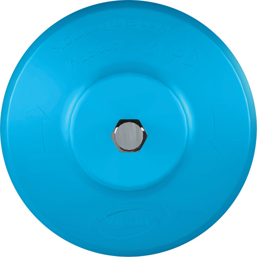 Vikan 87003 Brosse ronde HyDrive pour perceuse, Soies Tr&egrave;s ferme, Longueur de 3-1/10", Bleu