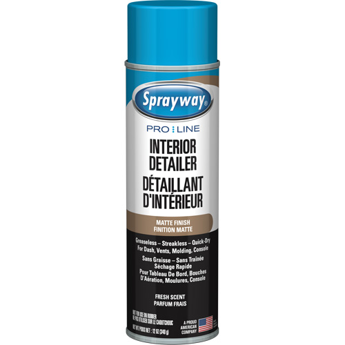 Sprayway SPRASW780 Nettoyant esth&eacute;tique automobile Pro Line avec fini mat & parfum frais