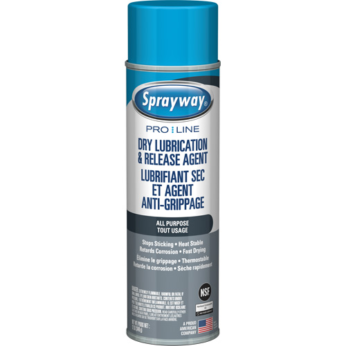 Sprayway SPRA077 Lubrifiant sec tout usage & agent de rel&acirc;chement, 12 oz, Canette a&eacute;rosol