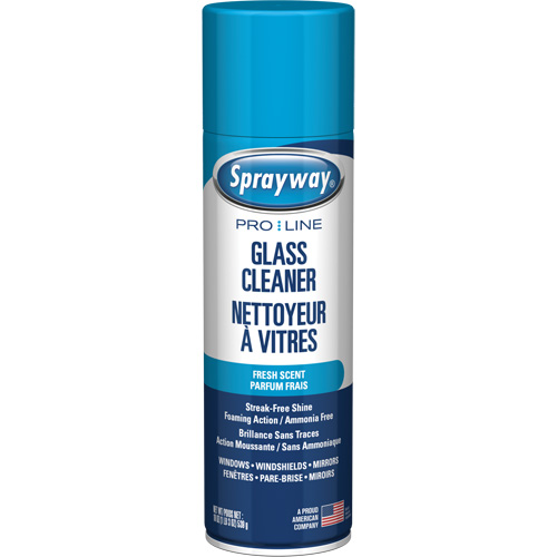 Sprayway SPRA57119 Ammonia-Free Pro Line Glass Cleaner with Fresh Scent, 19 oz., Aerosol Can
