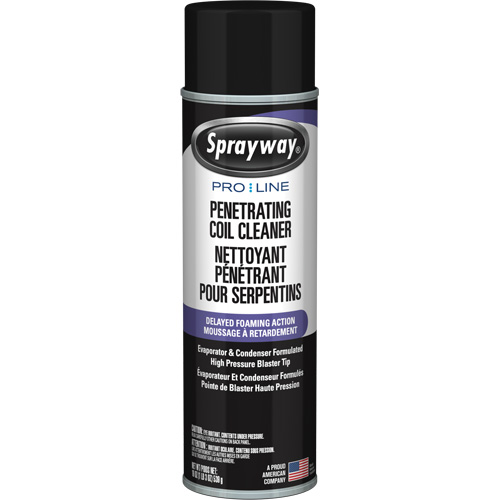 Sprayway SPRA287 Pro Line Penetrating Coil Cleaner with Delayed Foaming Action, 19 oz., Aerosol Can