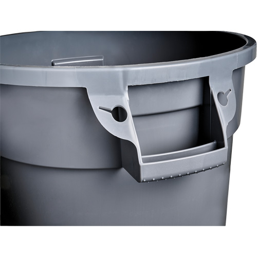 M2 Professional WM-PRH3232-G Grey Titan Garbage Container, Plastic, 32 US gal.
