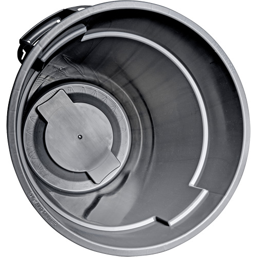 M2 Professional WM-PRH3232-G Grey Titan Garbage Container, Plastic, 32 US gal.