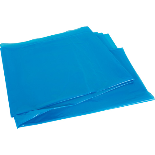 Produits d’entretien RMP JR063 Sacs &agrave; d&eacute;chets de calibre industriel, Fort, 30" la x 38" lo, 0,9 mils, Bleu, Capacit&eacute; 88 L (20 gal.)