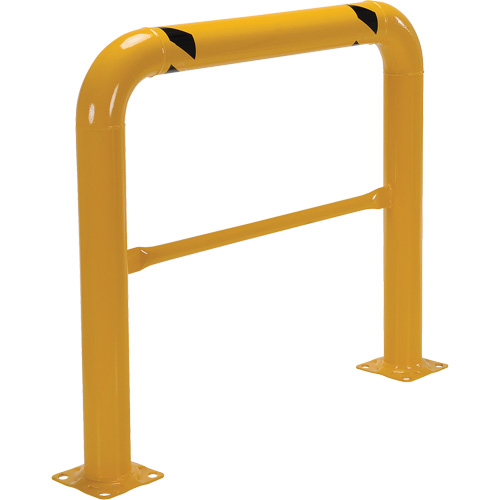 Vestil HPRO-48-42-4 High Profile Machinery Guards, 4' W x 3.5' H, Yellow